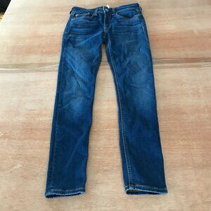 Rag & Bone Cate Mid Rise Ankle Skinny Jean Women 25 Blue Dark Wash Stretch